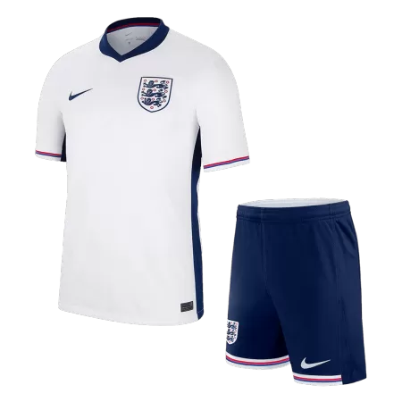 Kids England Home Soccer Jersey Kit (Jersey+Shorts) 2024 - buyjerseyshop.uk