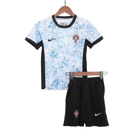Kids Portugal Away Soccer Jersey Kit (Jersey+Shorts) 2024 - buyjerseyshop.uk