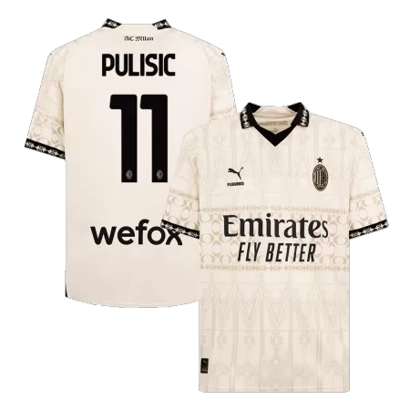 Men AC Milan PULISIC #11 Fourth Away Soccer Jersey Shirt 2023/24 - buyjerseyshop.uk